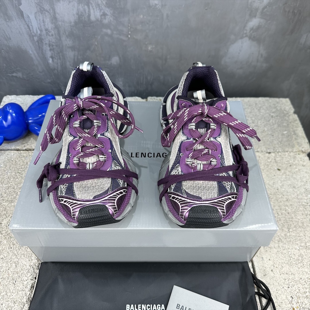 Balenciaga 一比一紫灰老爹鞋配色亮眼時尚兼具