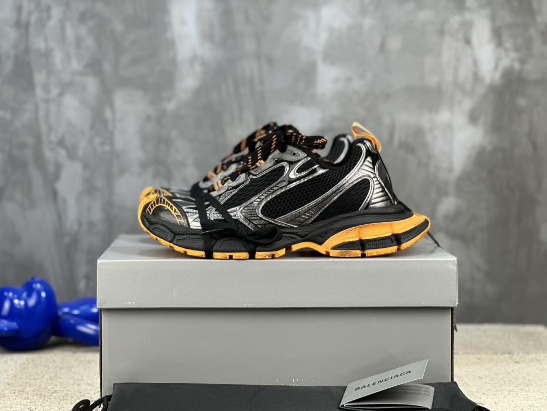 Balenciaga 原單黑橘老爹鞋街頭撞色設計動感十足｜歐美奢侈品精品推薦