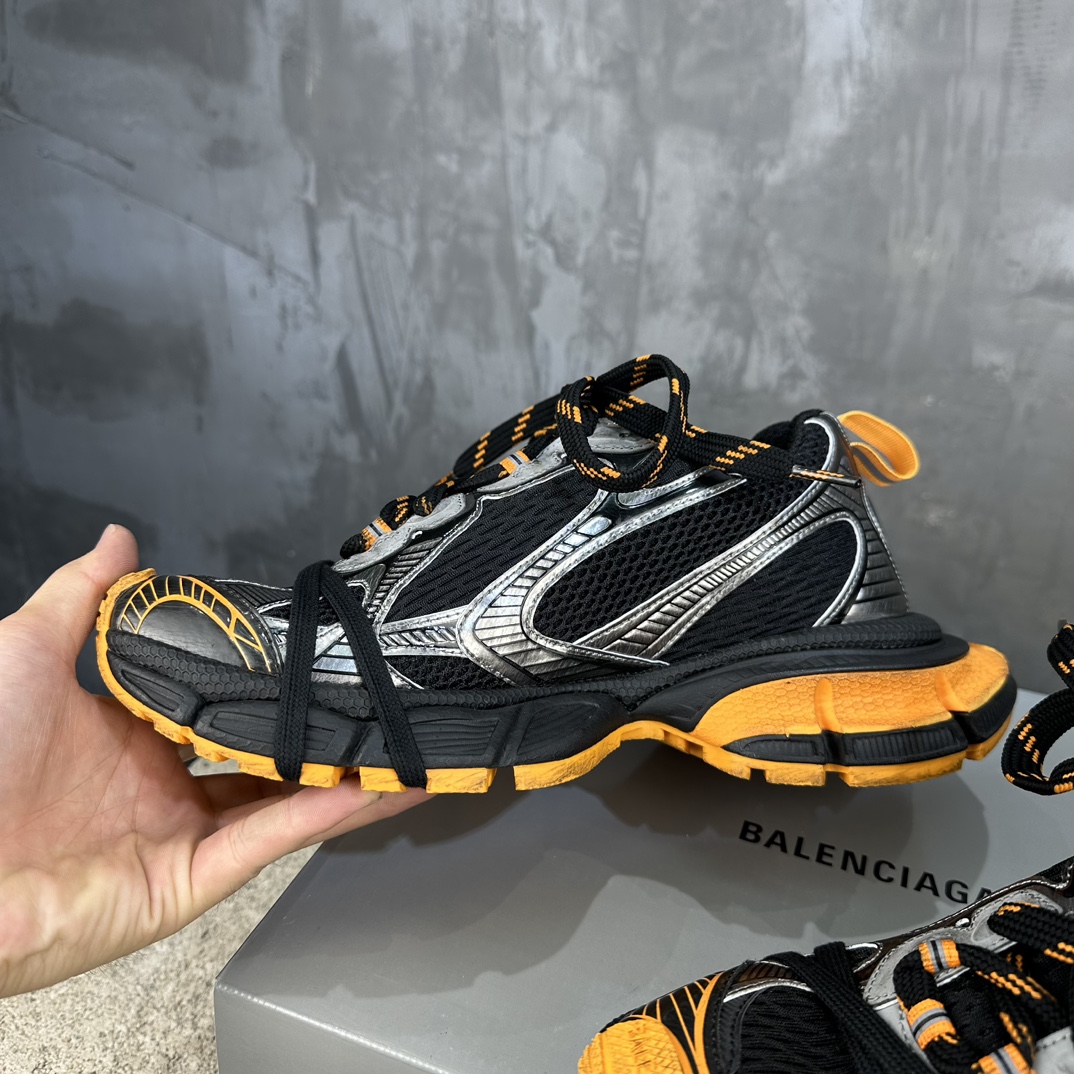 Balenciaga 原單黑橘老爹鞋街頭撞色設計動感十足｜歐美奢侈品精品推薦