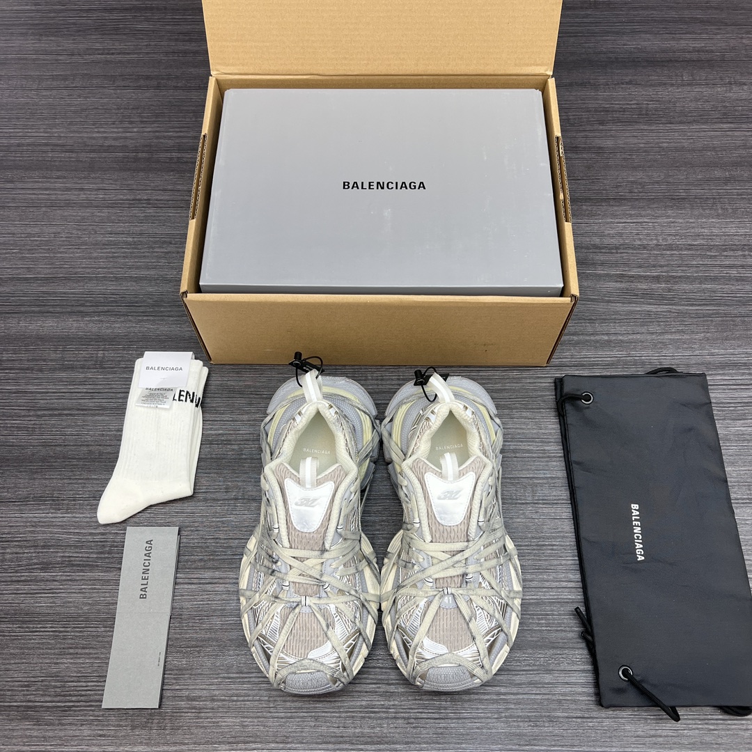 Balenciaga 一比一奶灰老爹鞋含盒配件還原專櫃質感| 14 Balenciaga 一比一奶灰老爹鞋含盒配件還原專櫃質感