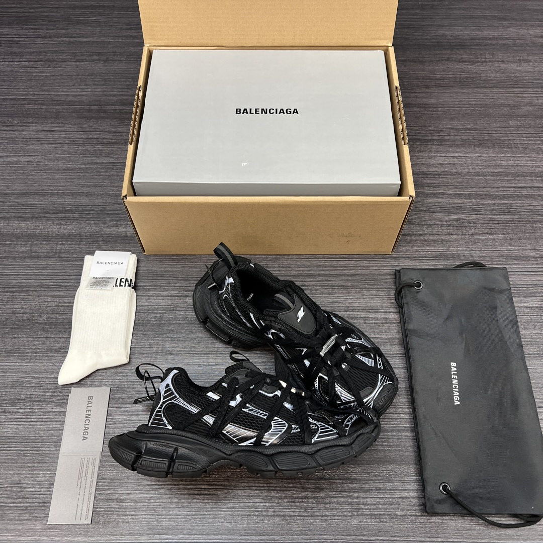 Balenciaga 高仿黑白老爹鞋附全套配件經典配色| 12 Balenciaga 高仿黑白老爹鞋附全套配件經典配色