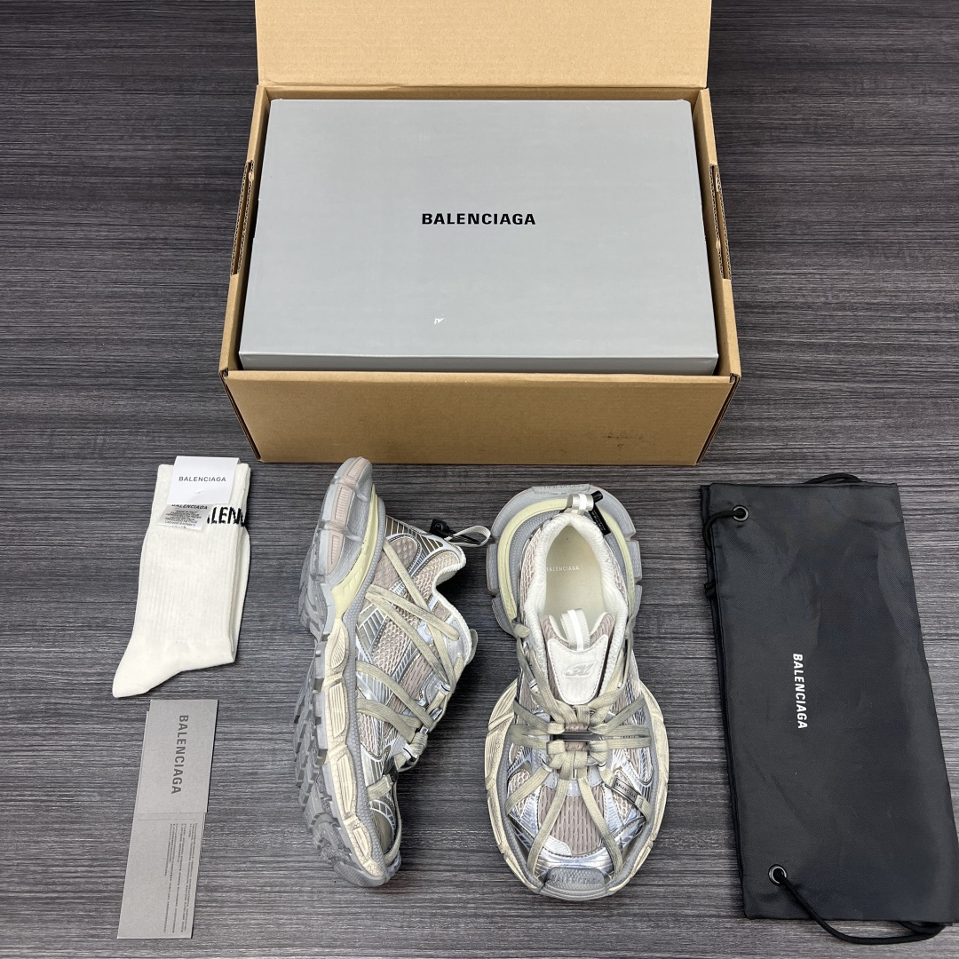 Balenciaga 原單灰白老爹鞋復古漸層拼接附原廠配件｜歐美奢侈品精品推薦