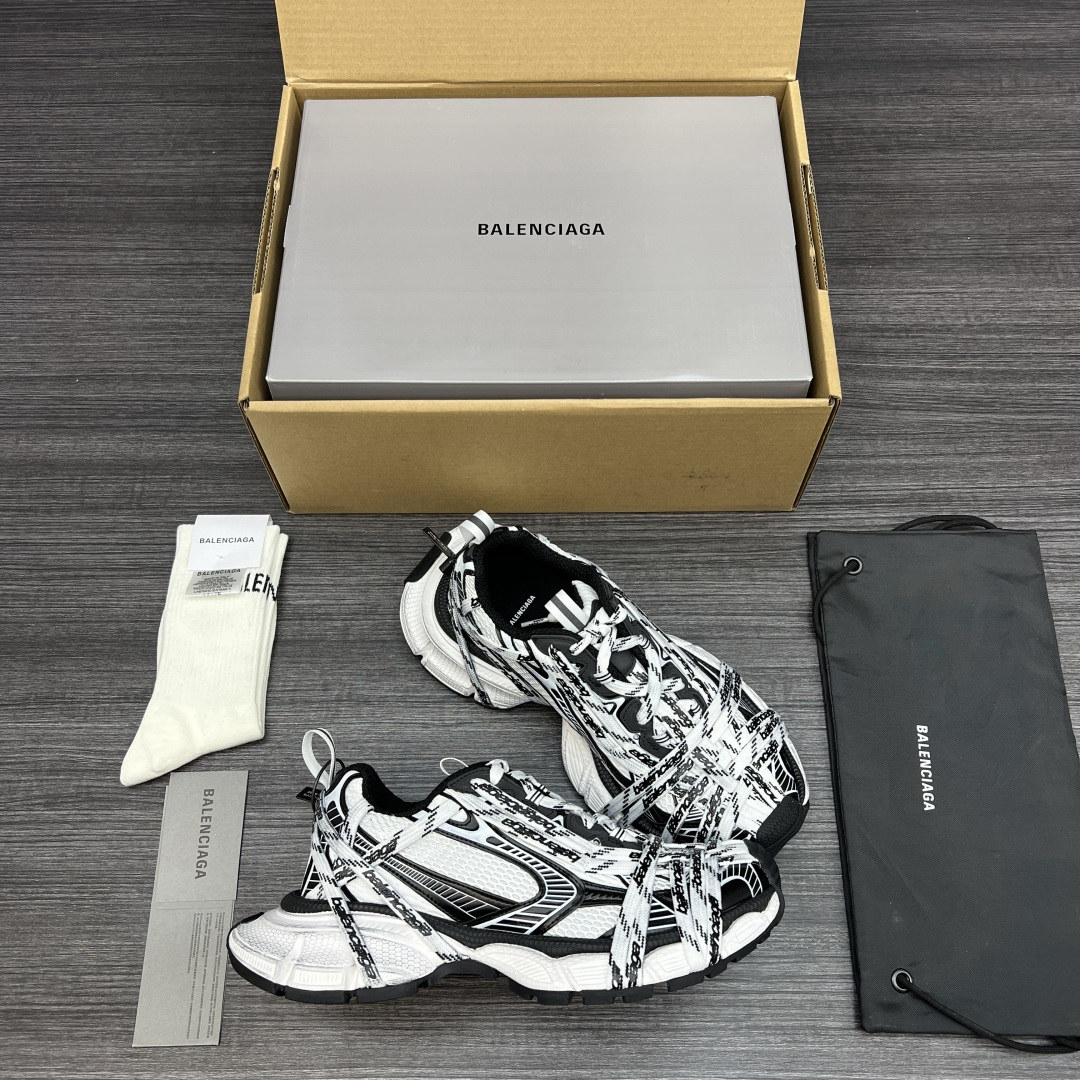 Balenciaga 高仿男士老爹鞋 黑白塗鴉設計 潮流感滿點| 12 Balenciaga 高仿男士老爹鞋 黑白塗鴉設計 潮流感滿點