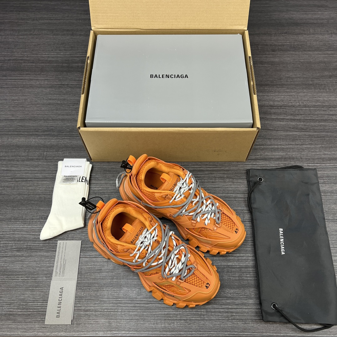 Balenciaga 高仿男士老爹鞋 橘色厚底設計 前衛造型| 13 Balenciaga 高仿男士老爹鞋 橘色厚底設計 前衛造型