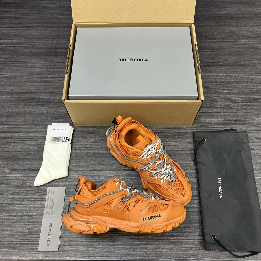 Balenciaga 高仿男士老爹鞋 橘色厚底設計 前衛造型| 12 Balenciaga 高仿男士老爹鞋 橘色厚底設計 前衛造型