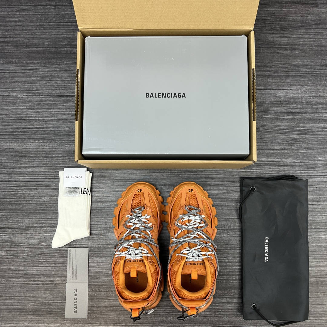 Balenciaga 高仿男士老爹鞋 橘色厚底設計 前衛造型| 11 Balenciaga 高仿男士老爹鞋 橘色厚底設計 前衛造型