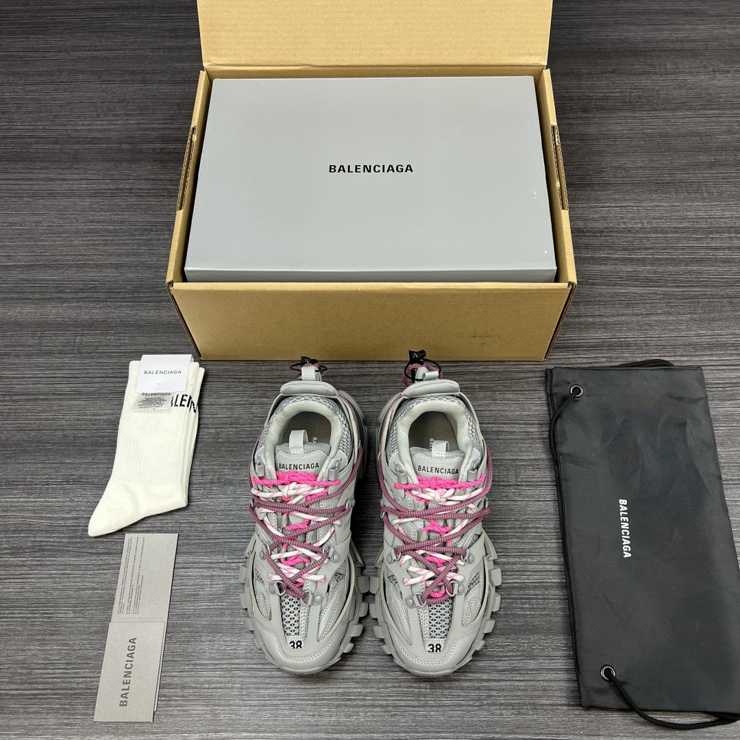 Balenciaga 原單老爹鞋男款 灰粉配色 輕量街頭潮履｜歐美奢侈品精品推薦