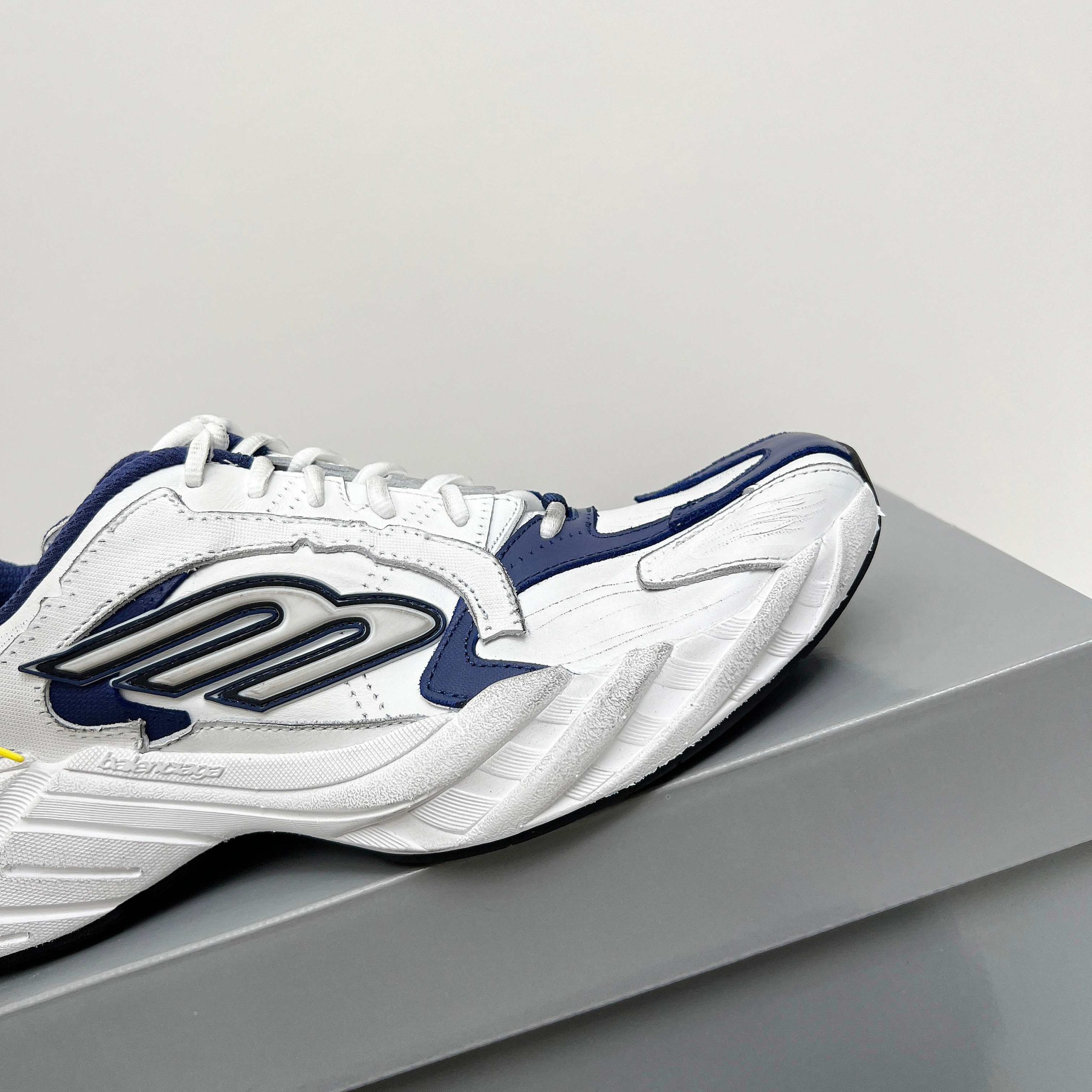 Balenciaga 一比一男款流線運動鞋 白藍撞色 2025百搭新款| 13 Balenciaga 一比一男款流線運動鞋 白藍撞色 2025百搭新款