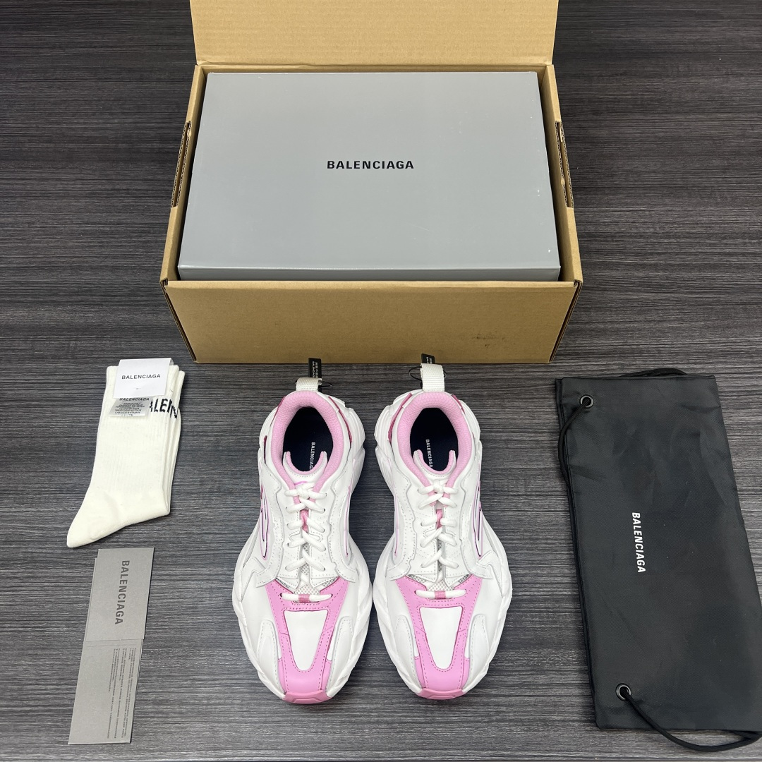 Balenciaga 精品仿製女款運動鞋 白粉撞色 流線時尚設計| 14 Balenciaga 精品仿製女款運動鞋 白粉撞色 流線時尚設計