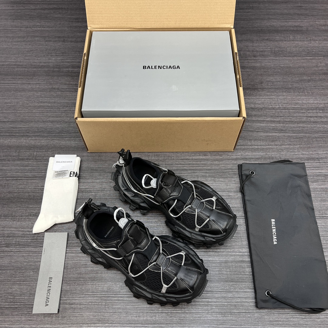 Balenciaga 高仿黑色老爹鞋男款 編織結構設計 街頭重裝風格| 13 Balenciaga 高仿黑色老爹鞋男款 編織結構設計 街頭重裝風格