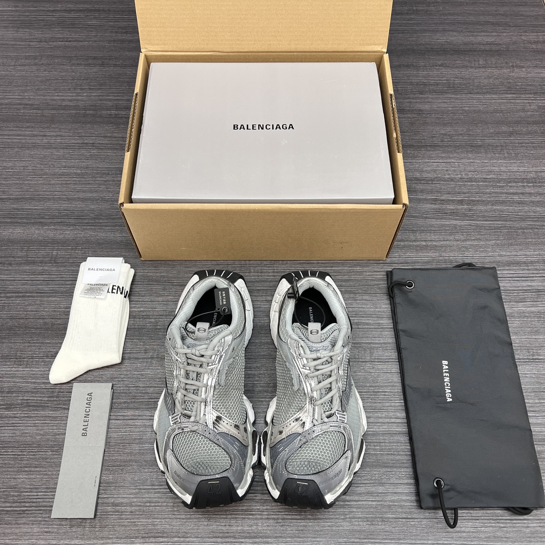 Balenciaga 高仿灰色運動鞋男款 全網布透氣設計 休閒跑步鞋| 14 Balenciaga 高仿灰色運動鞋男款 全網布透氣設計 休閒跑步鞋