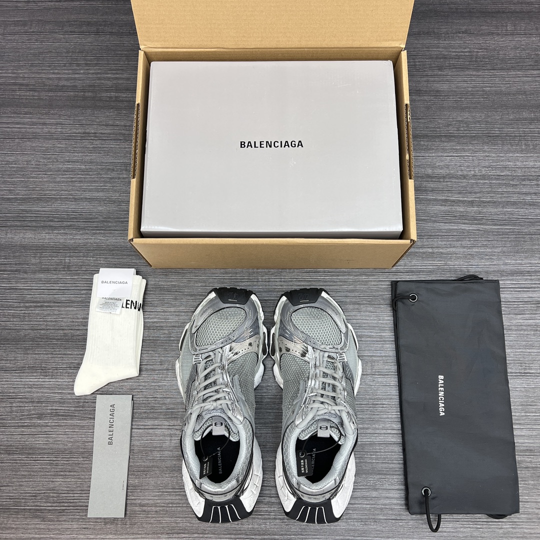 Balenciaga 高仿灰色運動鞋男款 全網布透氣設計 休閒跑步鞋| 10 Balenciaga 高仿灰色運動鞋男款 全網布透氣設計 休閒跑步鞋
