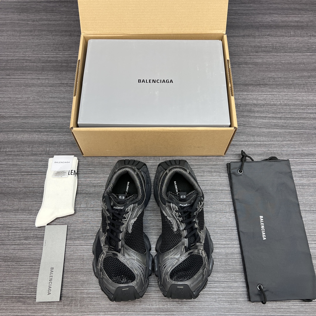 Balenciaga 原單黑迷彩老爹鞋男款 織紋鞋面 街頭感十足| 14 Balenciaga 原單黑迷彩老爹鞋男款 織紋鞋面 街頭感十足