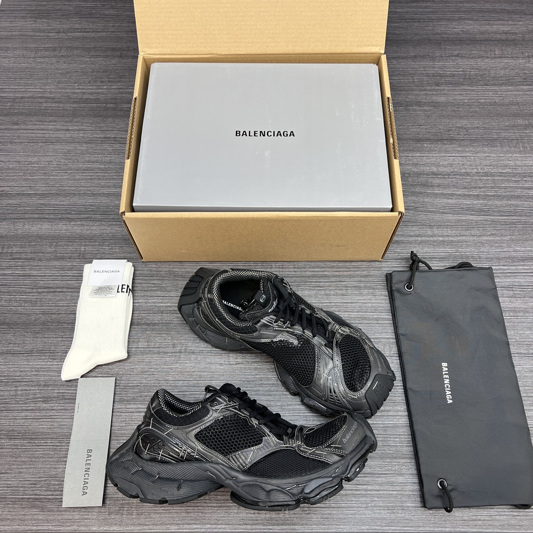 Balenciaga 原單黑迷彩老爹鞋男款 織紋鞋面 街頭感十足| 12 Balenciaga 原單黑迷彩老爹鞋男款 織紋鞋面 街頭感十足