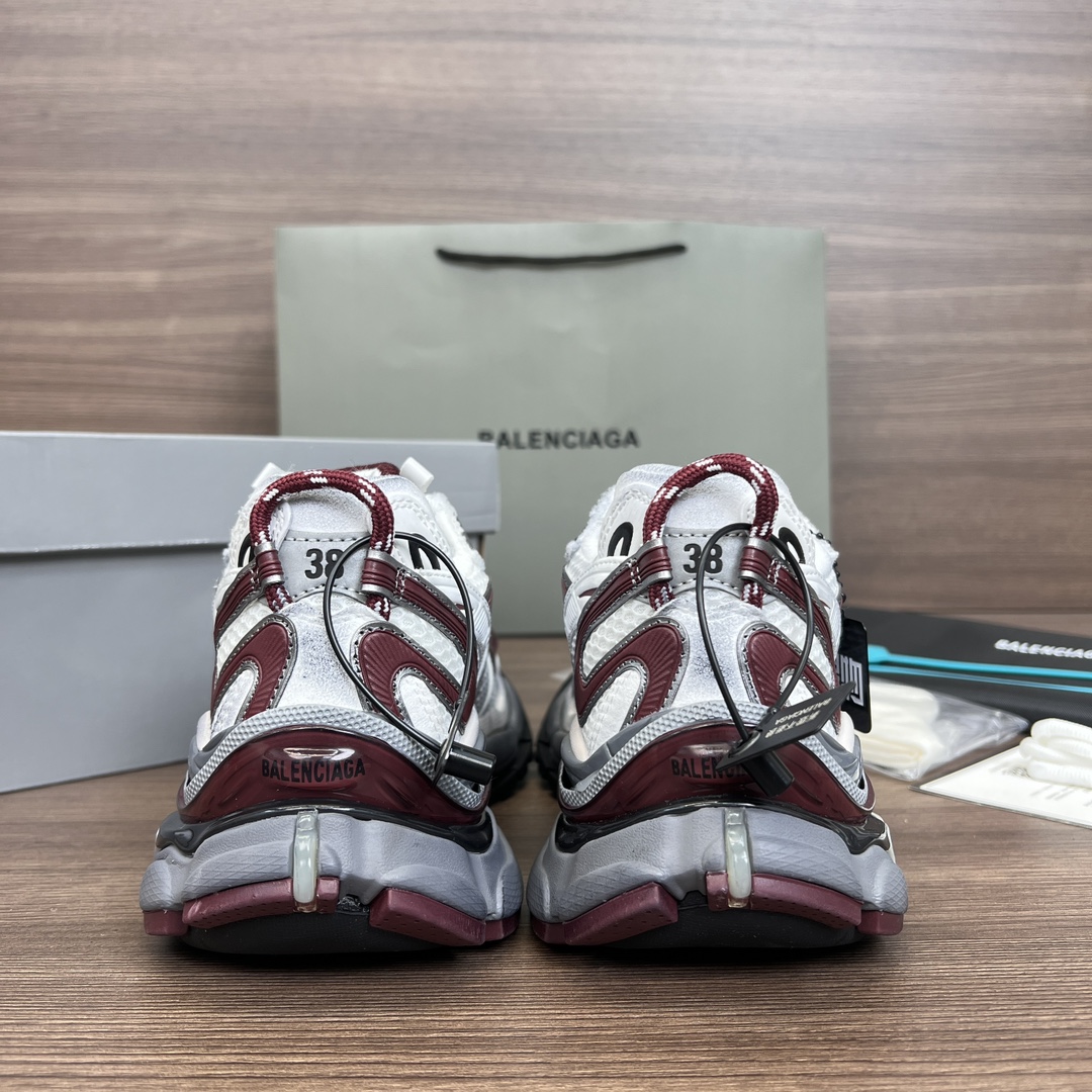 Balenciaga 高仿老爹鞋女款 酒紅拼色設計 潮流機能風厚底鞋| 8 Balenciaga 高仿老爹鞋女款 酒紅拼色設計 潮流機能風厚底鞋