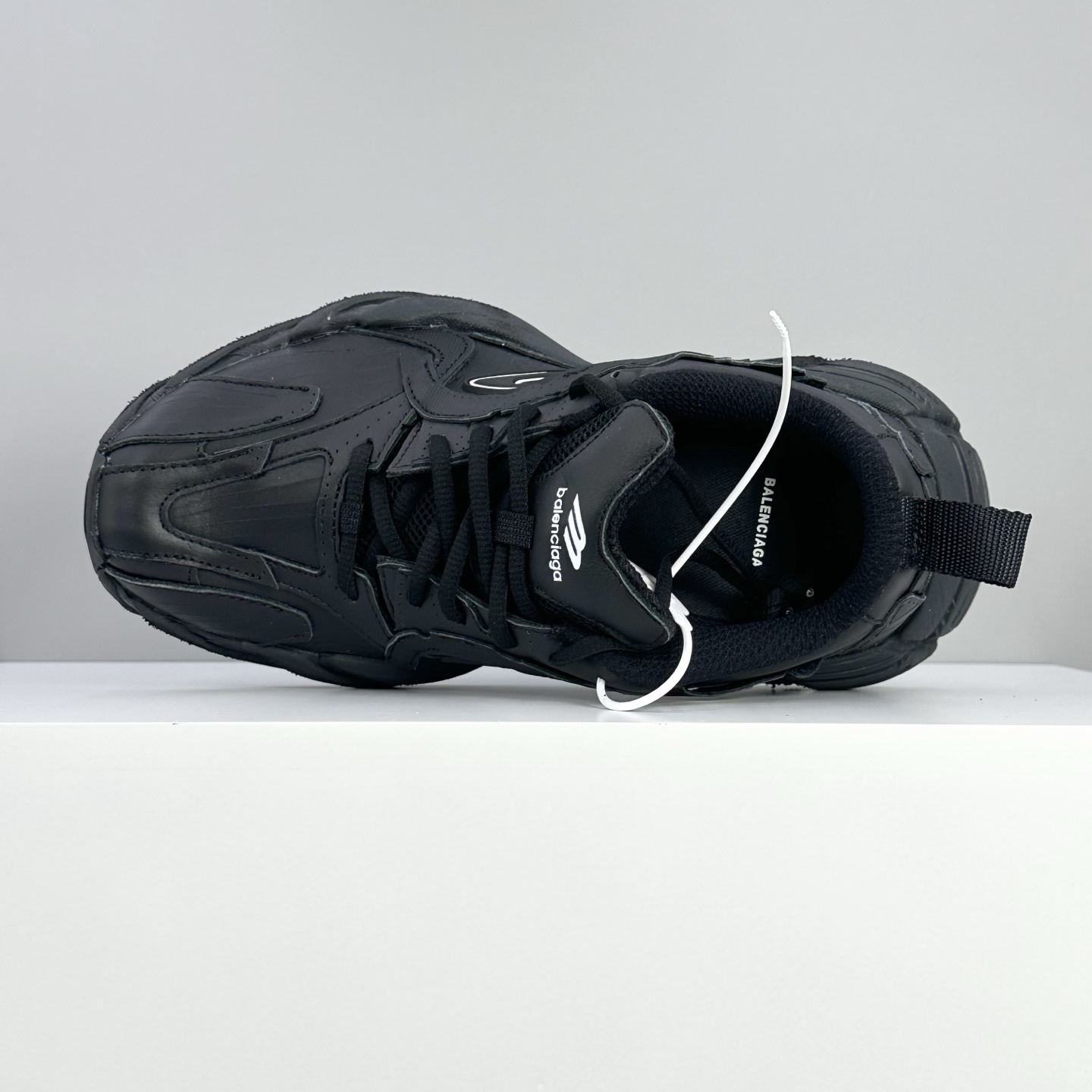 Balenciaga 一比一復刻老爹鞋 全黑皮革男款 潮流經典造型回歸｜歐美奢侈品精品推薦