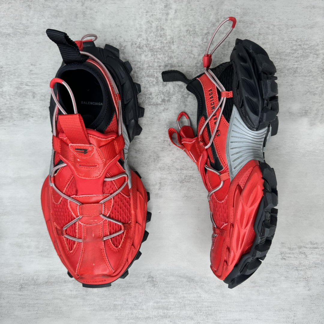 Balenciaga 高仿男士老爹鞋 紅黑拼接設計 街頭感十足| 13 Balenciaga 高仿男士老爹鞋 紅黑拼接設計 街頭感十足