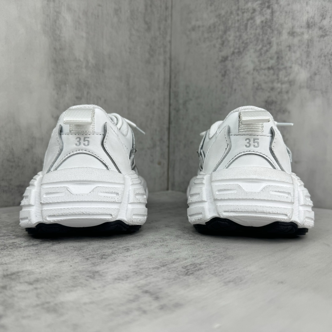 Balenciaga 高仿復古跑鞋 男款白色流線設計 簡約質感百搭｜歐美奢侈品精品推薦