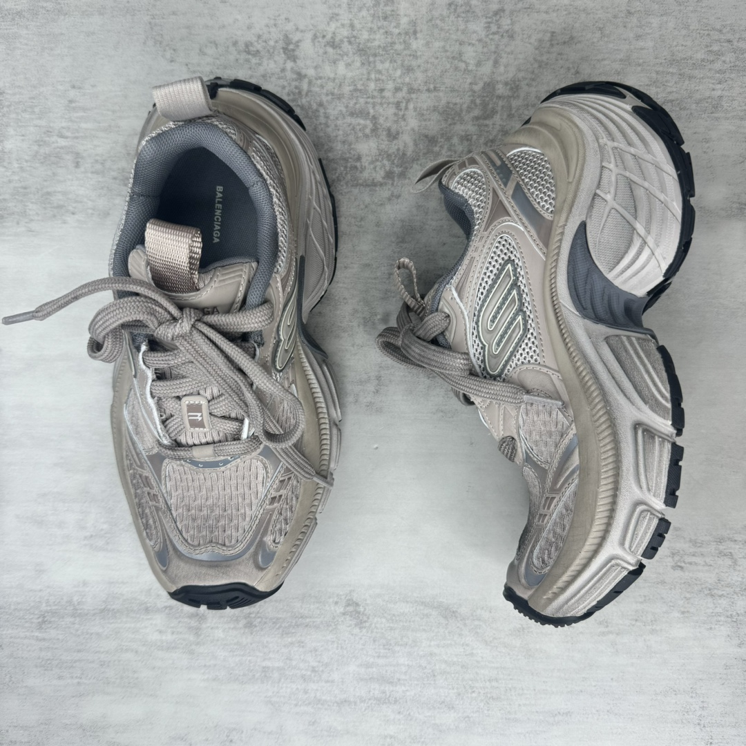Balenciaga 高仿增高跑鞋 男士米灰撞色設計 霸氣厚底修飾腿型| 13 Balenciaga 高仿增高跑鞋 男士米灰撞色設計 霸氣厚底修飾腿型