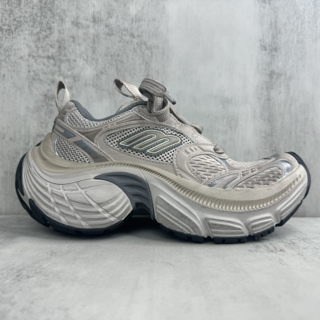Balenciaga 高仿增高跑鞋 男士米灰撞色設計 霸氣厚底修飾腿型| 10 Balenciaga 高仿增高跑鞋 男士米灰撞色設計 霸氣厚底修飾腿型
