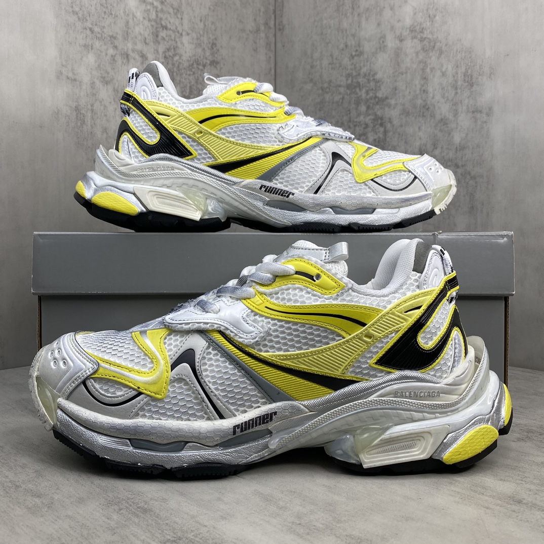Balenciaga 原單男鞋 白黃撞色設計 高彩度流線運動鞋推薦| 7 Balenciaga 原單男鞋 白黃撞色設計 高彩度流線運動鞋推薦