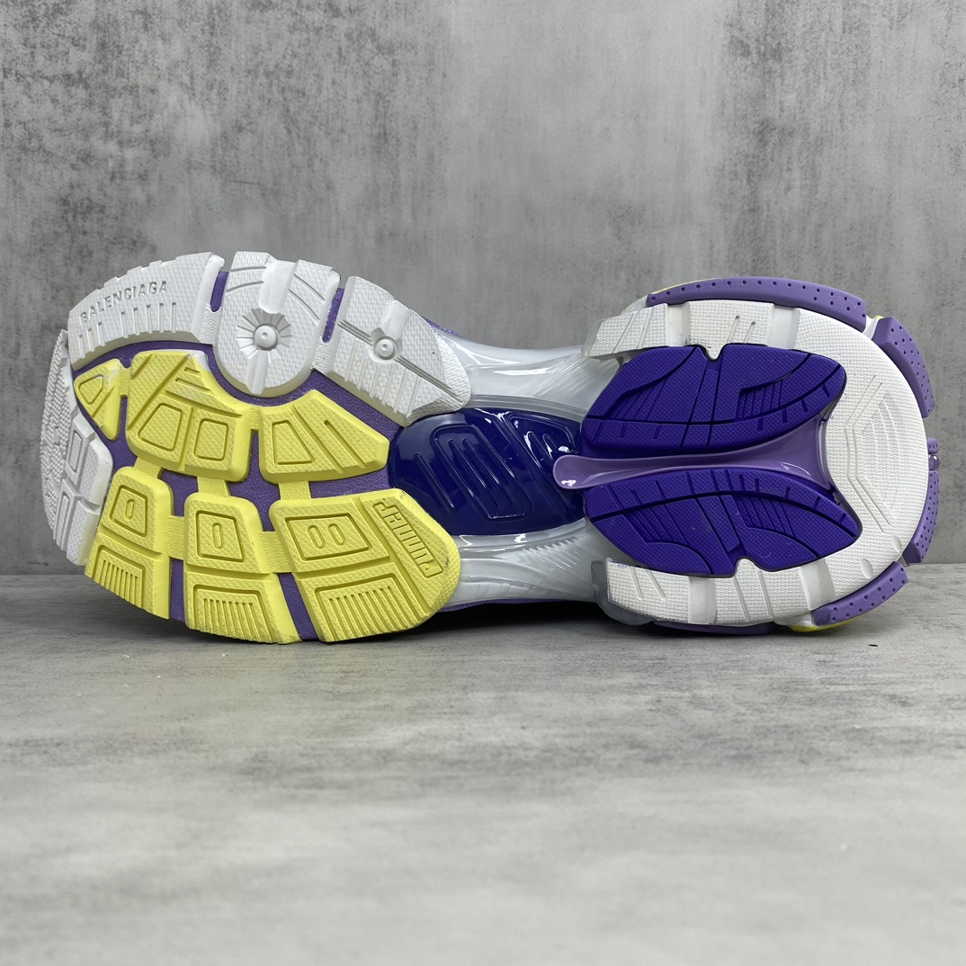 Balenciaga A貨等級男鞋 白紫撞色亮眼設計 透氣舒適網布鞋| 8 Balenciaga A貨等級男鞋 白紫撞色亮眼設計 透氣舒適網布鞋