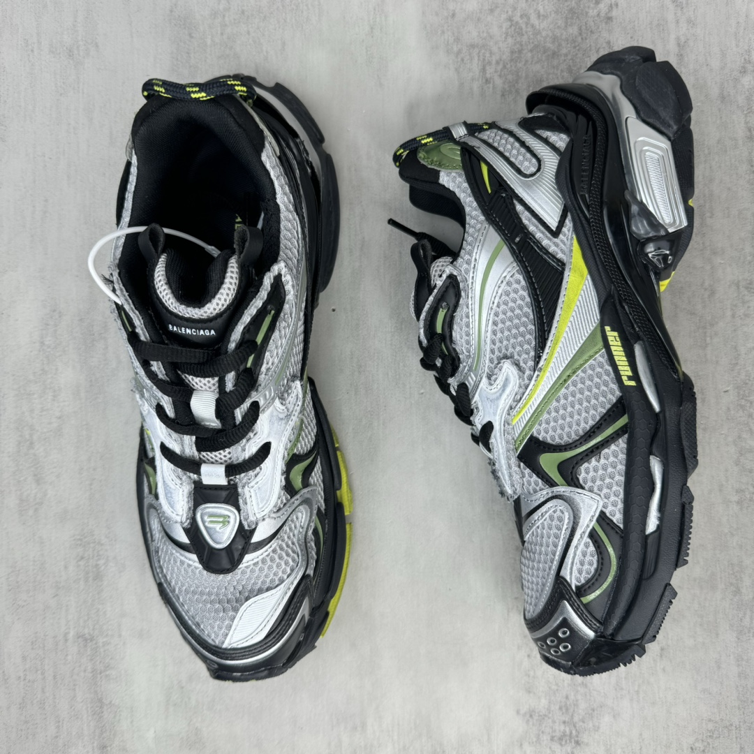 Balenciaga 一比一復刻男鞋 白黑綠潮流跑鞋 立體線條鞋型| 13 Balenciaga 一比一復刻男鞋 白黑綠潮流跑鞋 立體線條鞋型