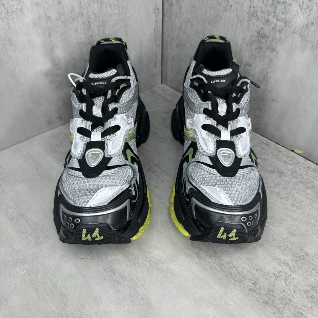 Balenciaga 一比一復刻男鞋 白黑綠潮流跑鞋 立體線條鞋型| 12 Balenciaga 一比一復刻男鞋 白黑綠潮流跑鞋 立體線條鞋型