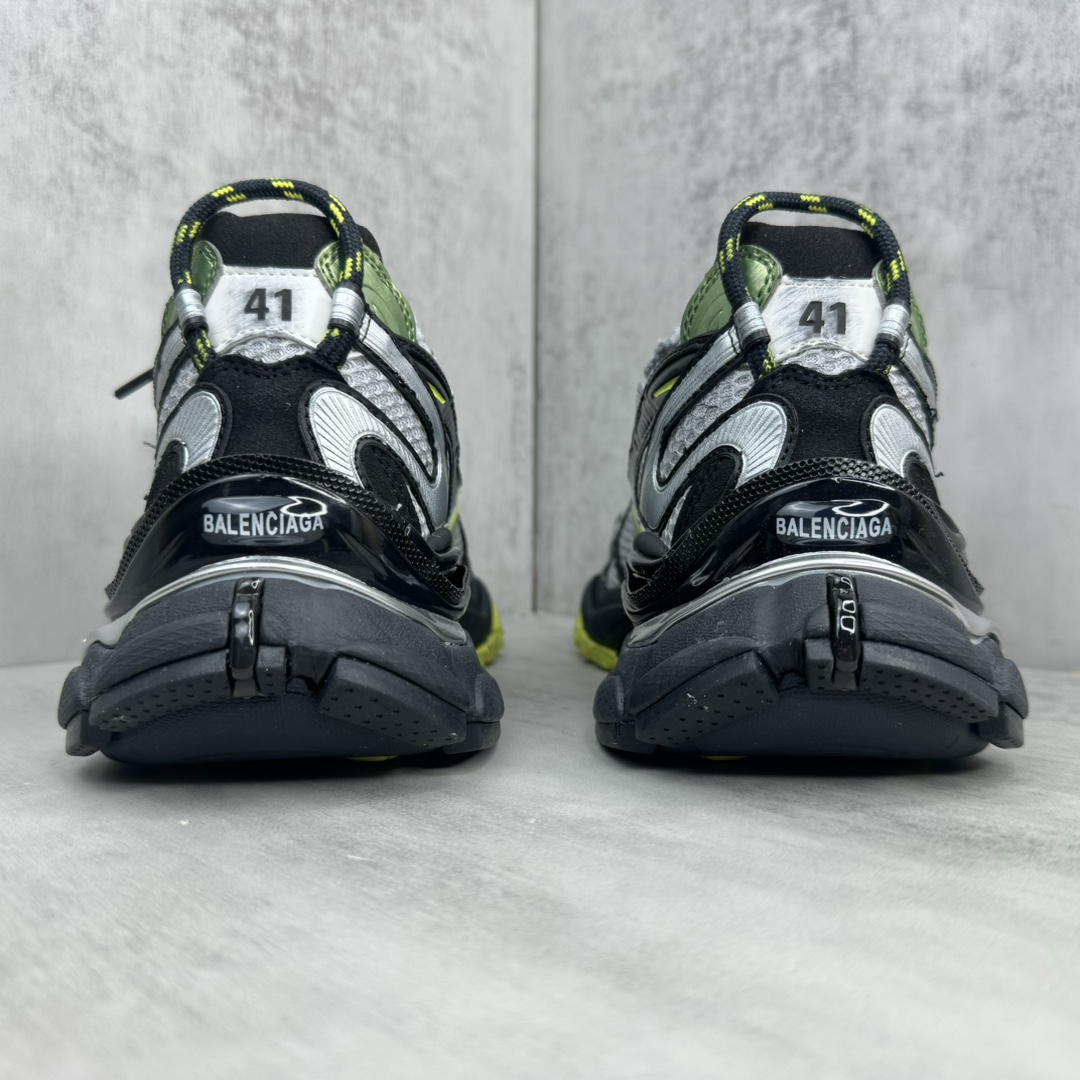 Balenciaga 一比一復刻男鞋 白黑綠潮流跑鞋 立體線條鞋型| 11 Balenciaga 一比一復刻男鞋 白黑綠潮流跑鞋 立體線條鞋型