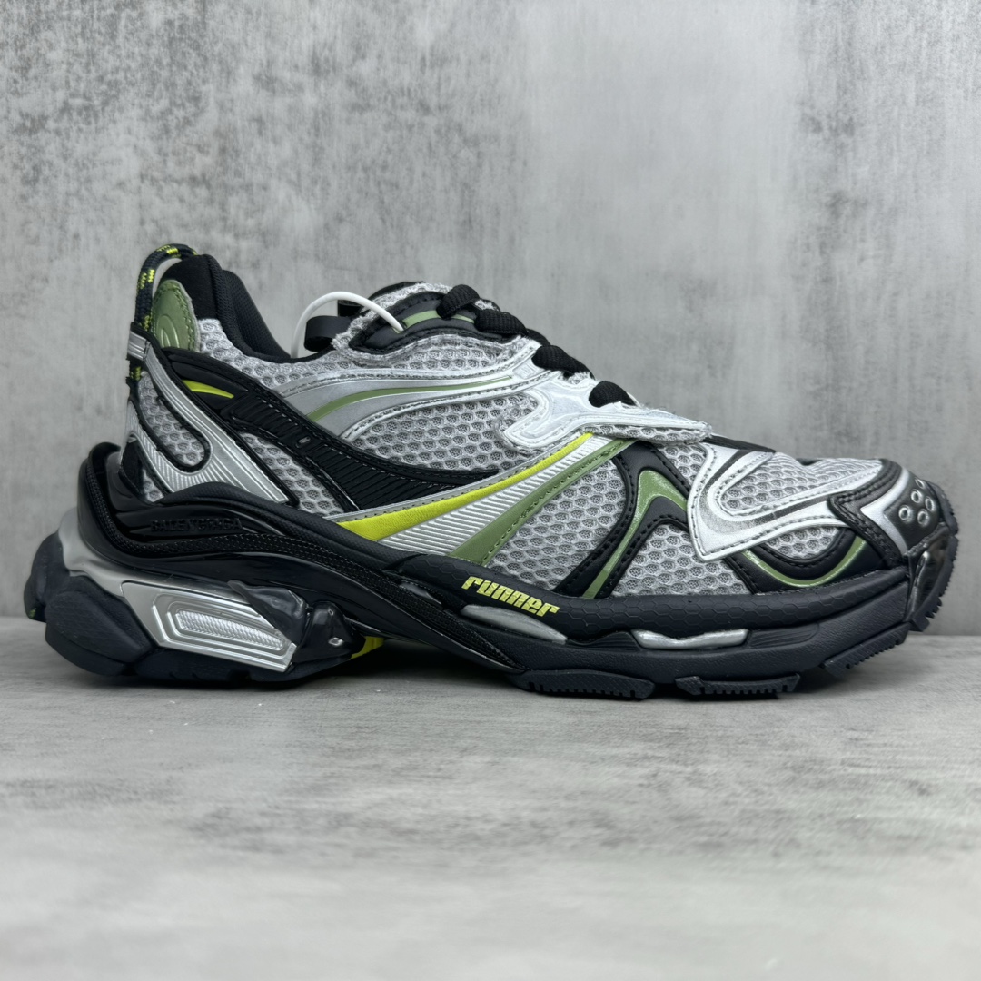 Balenciaga 一比一復刻男鞋 白黑綠潮流跑鞋 立體線條鞋型| 10 Balenciaga 一比一復刻男鞋 白黑綠潮流跑鞋 立體線條鞋型