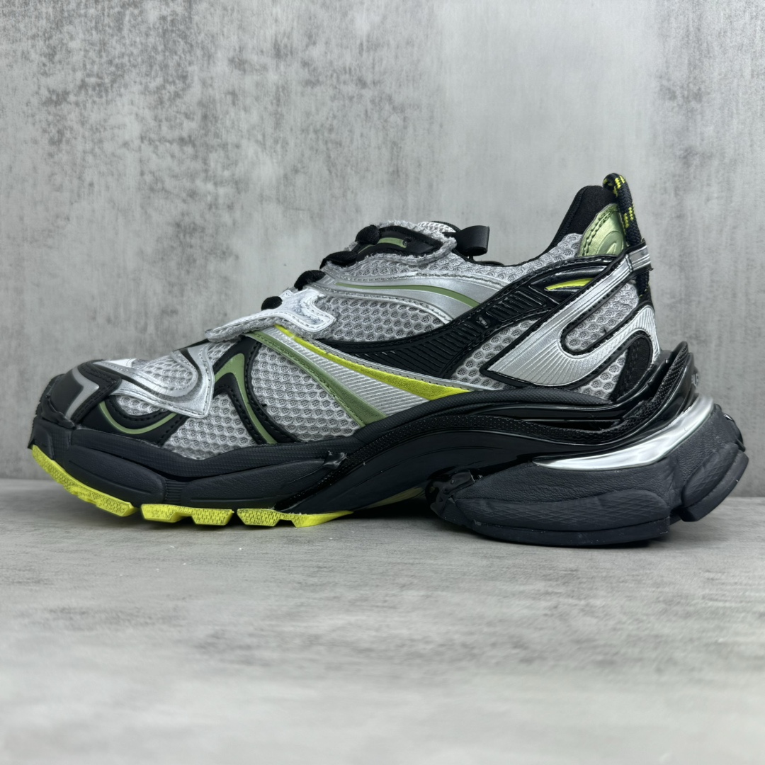 Balenciaga 一比一復刻男鞋 白黑綠潮流跑鞋 立體線條鞋型| 9 Balenciaga 一比一復刻男鞋 白黑綠潮流跑鞋 立體線條鞋型