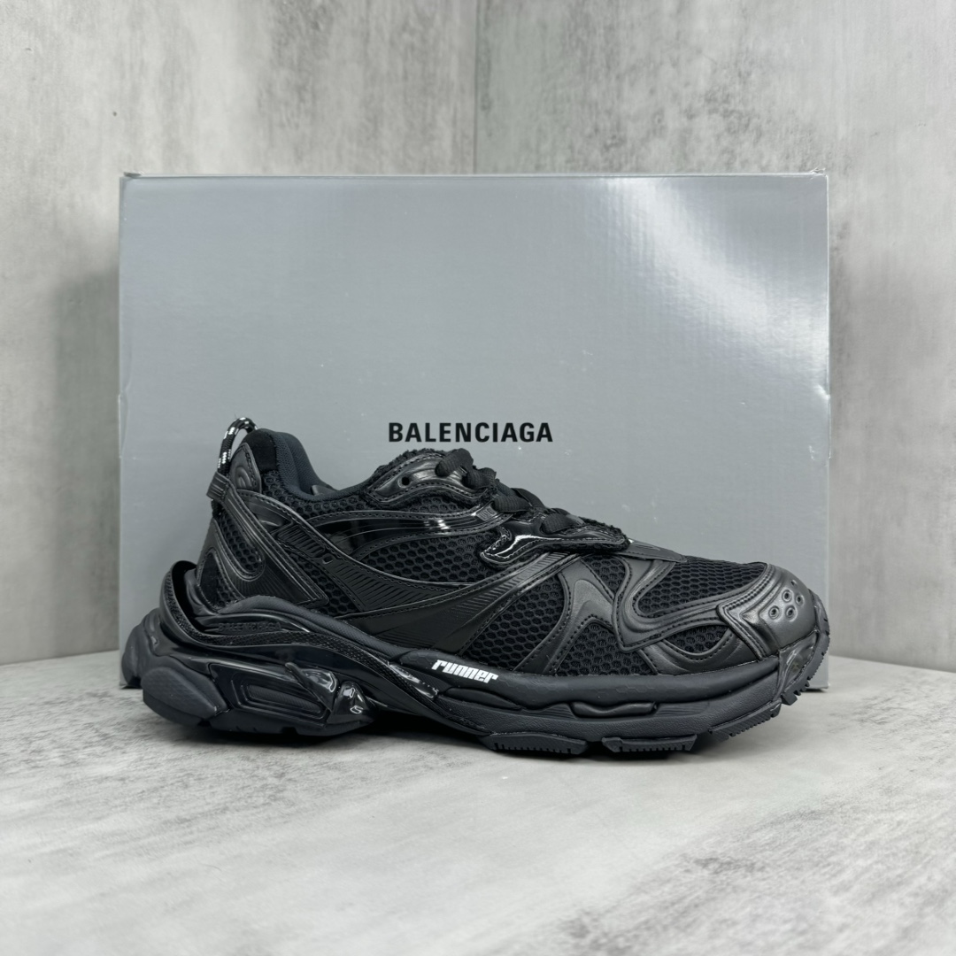 Balenciaga 原單男鞋 全黑網布跑鞋 簡約百搭街頭款推薦| 6 Balenciaga 原單男鞋 全黑網布跑鞋 簡約百搭街頭款推薦