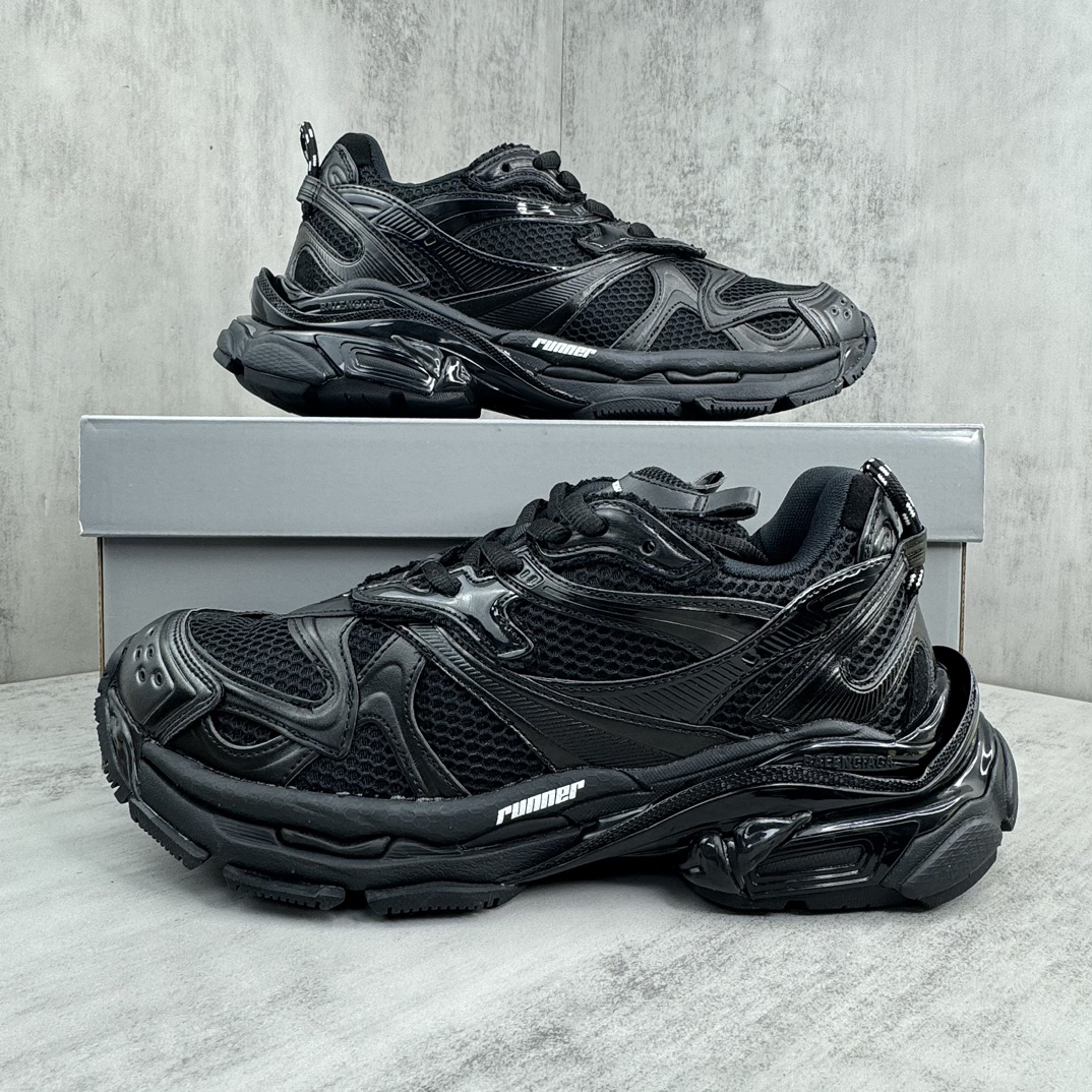 Balenciaga 原單男鞋 全黑網布跑鞋 簡約百搭街頭款推薦| 7 Balenciaga 原單男鞋 全黑網布跑鞋 簡約百搭街頭款推薦