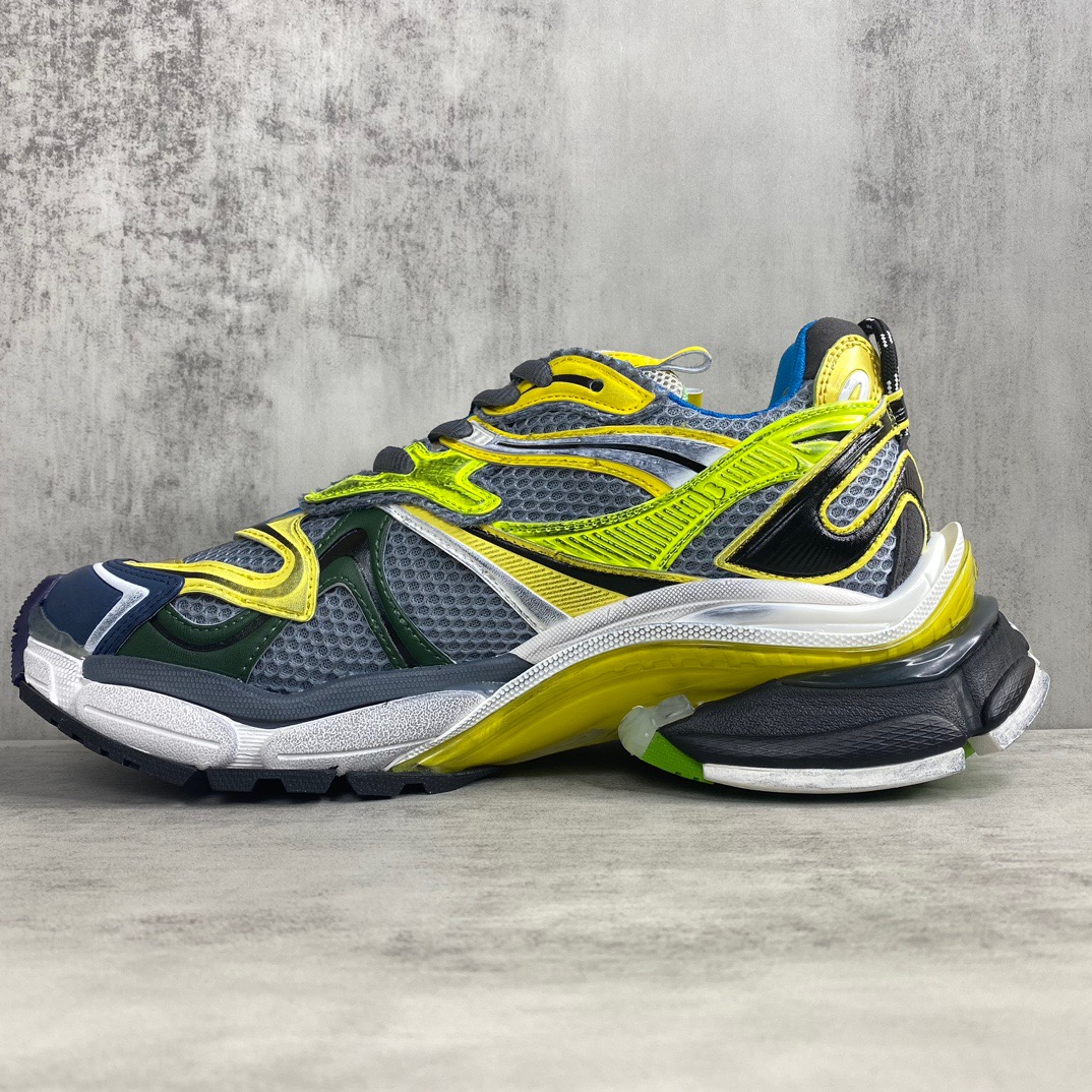 Balenciaga 高仿跑鞋 男款灰黃撞色設計 潮流拼接強烈視覺｜歐美奢侈品精品推薦