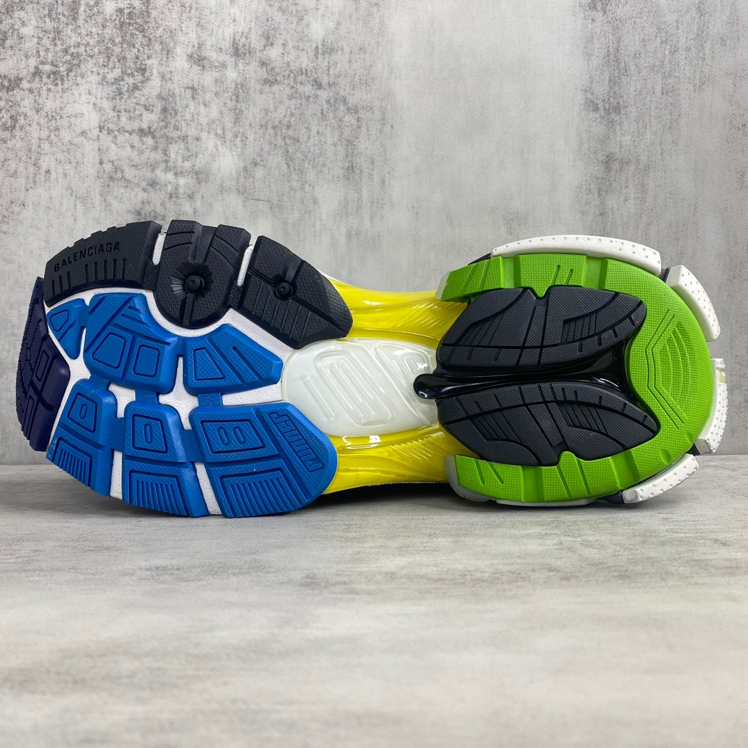 Balenciaga 高仿跑鞋 男款灰黃撞色設計 潮流拼接強烈視覺｜歐美奢侈品精品推薦