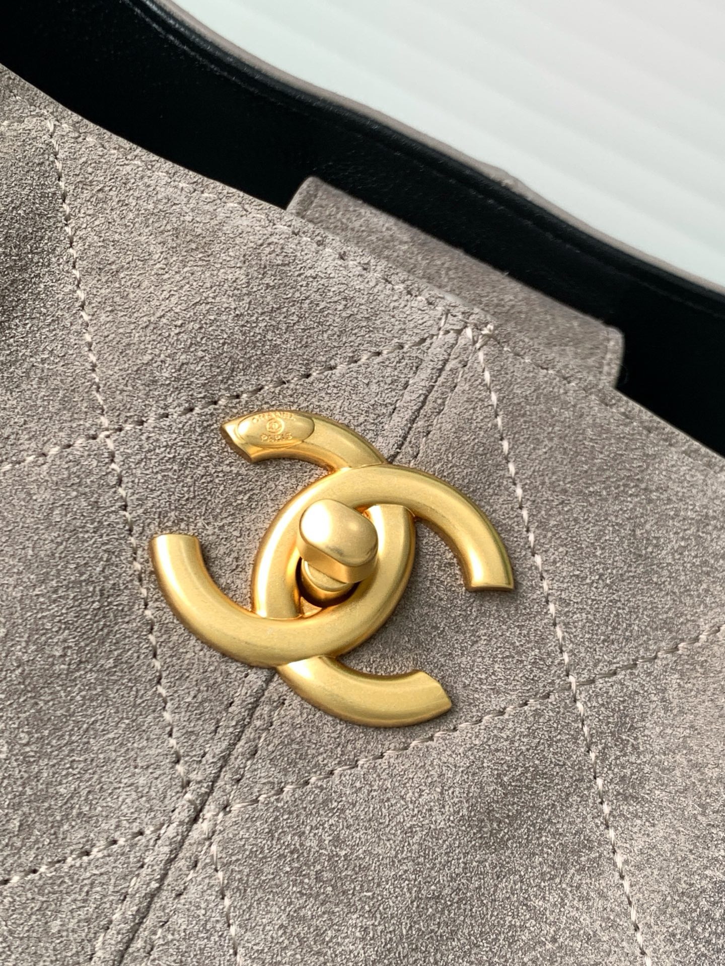 Chanel 一比一托特肩背包 女款灰黑拼接設計 金鍊點綴沉穩耐看| 11 Chanel 一比一托特肩背包 女款灰黑拼接設計 金鍊點綴沉穩耐看
