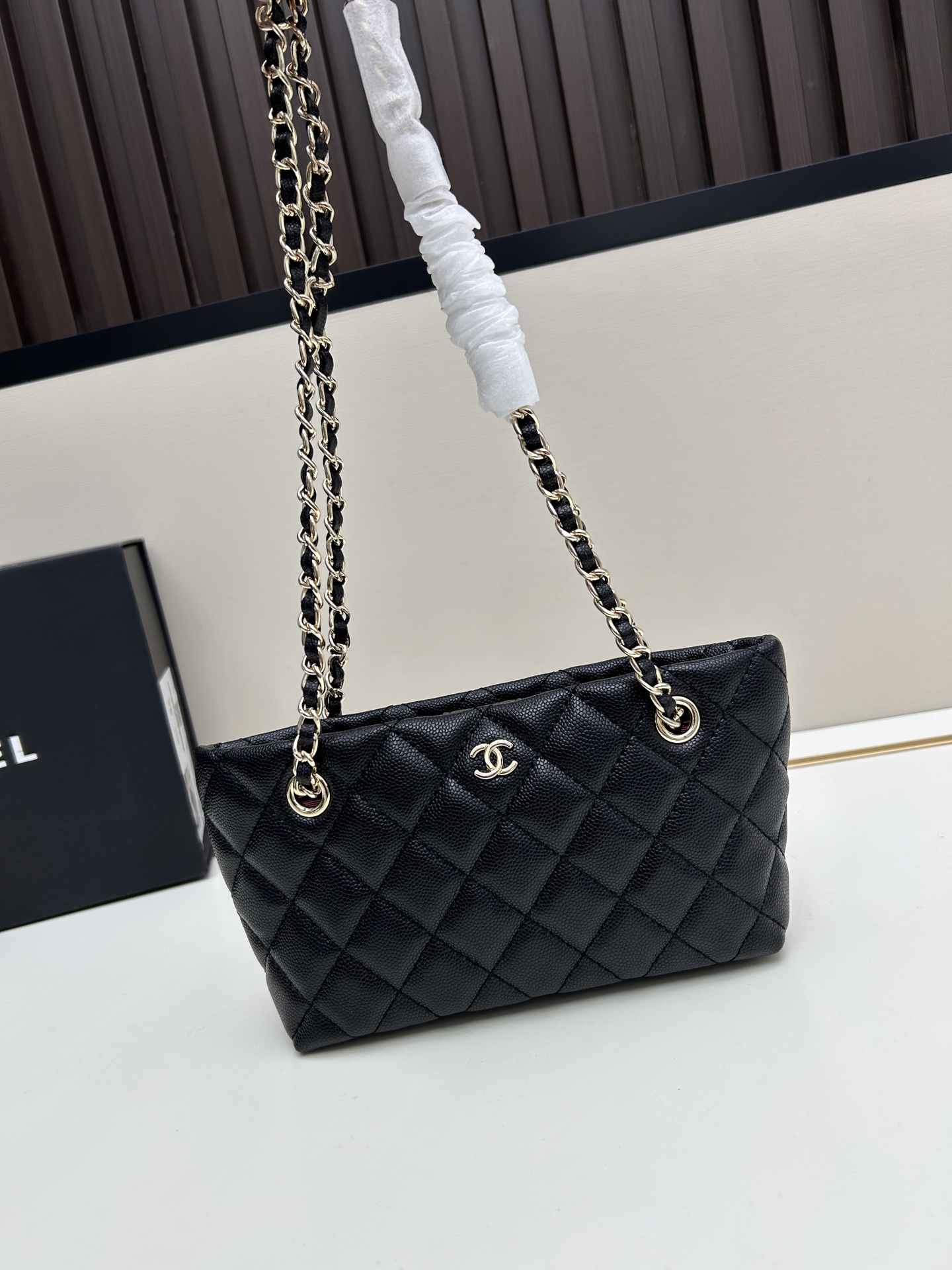 Chanel 一比一黑色迷你鏈條包 經典小香風斜背 女用小包設計| 9 Chanel 一比一黑色迷你鏈條包 經典小香風斜背 女用小包設計
