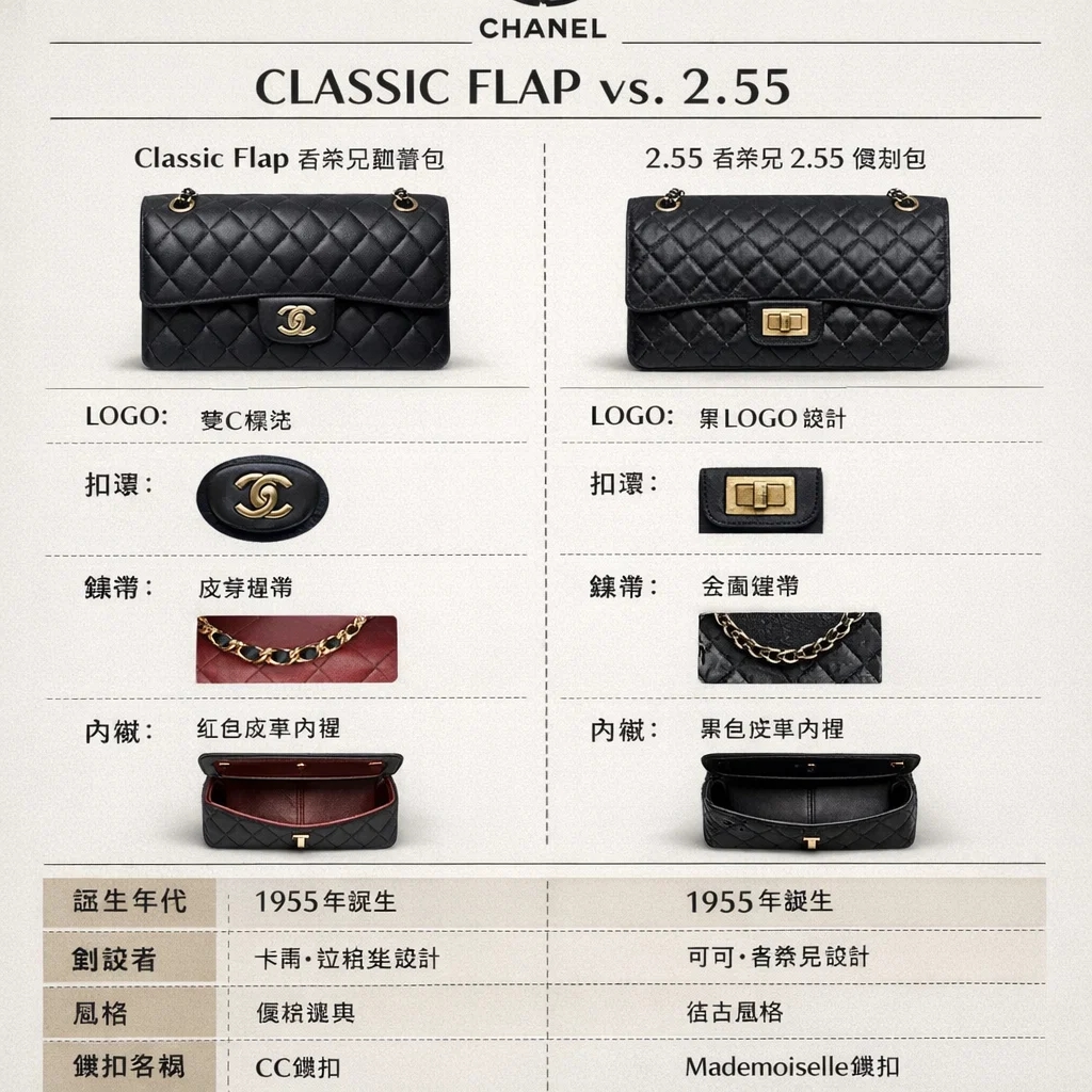 解構CHANEL Classic Flap與2.55的百年工藝靈魂，以及頂級復刻如何回應這份設計考題