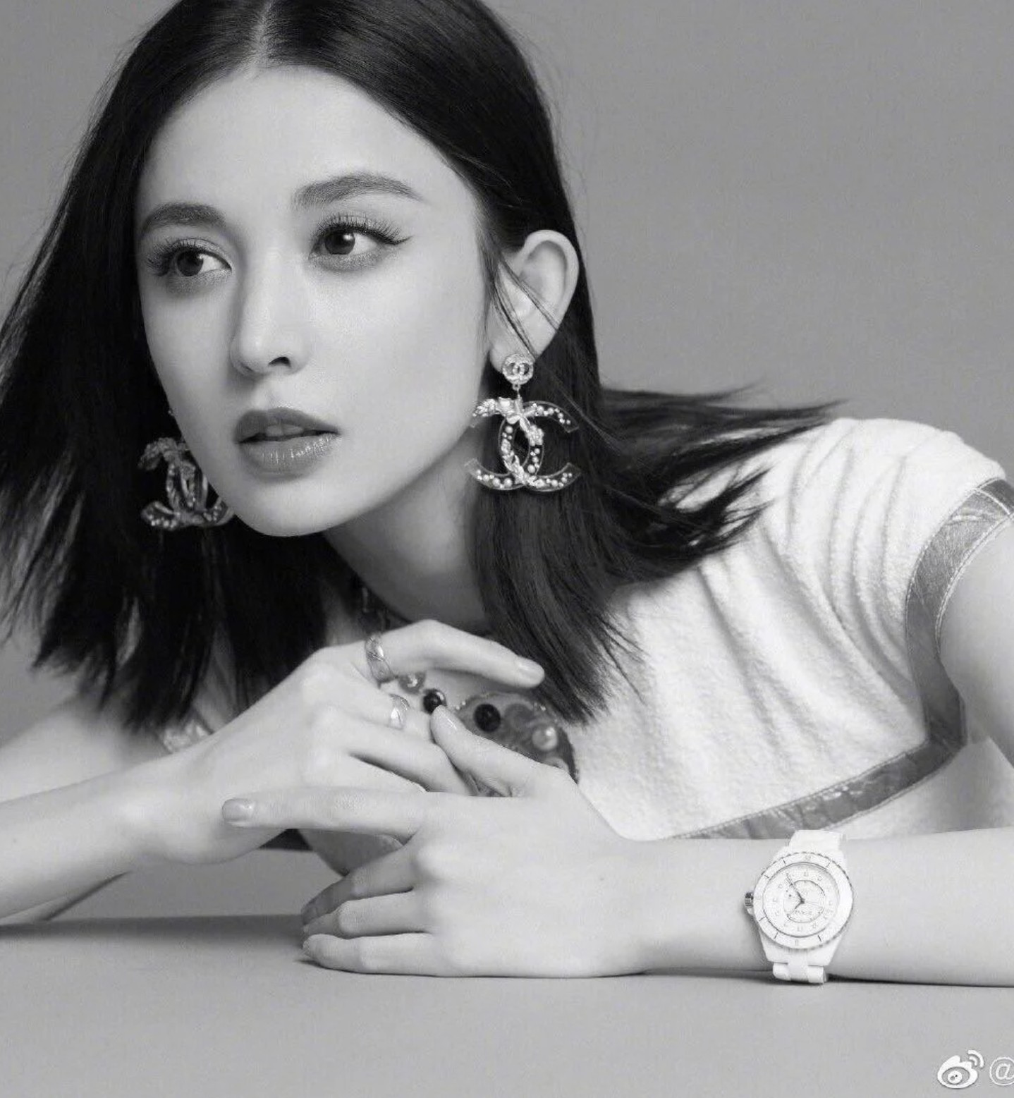 Chanel 一比一透明雙C星月蝴蝶結耳環 浪漫浮雕細節 女士夢幻飾品| 14 Chanel 一比一透明雙C星月蝴蝶結耳環 浪漫浮雕細節 女士夢幻飾品