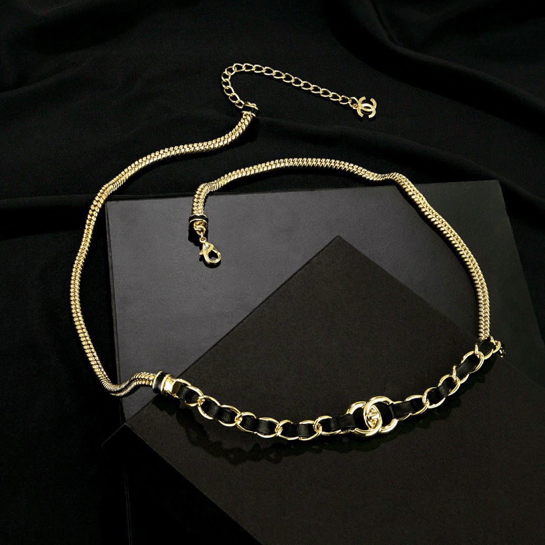 Chanel A貨復古雙C金鏈腰鍊 女款氣質腰部飾品| 11 Chanel A貨復古雙C金鏈腰鍊 女款氣質腰部飾品