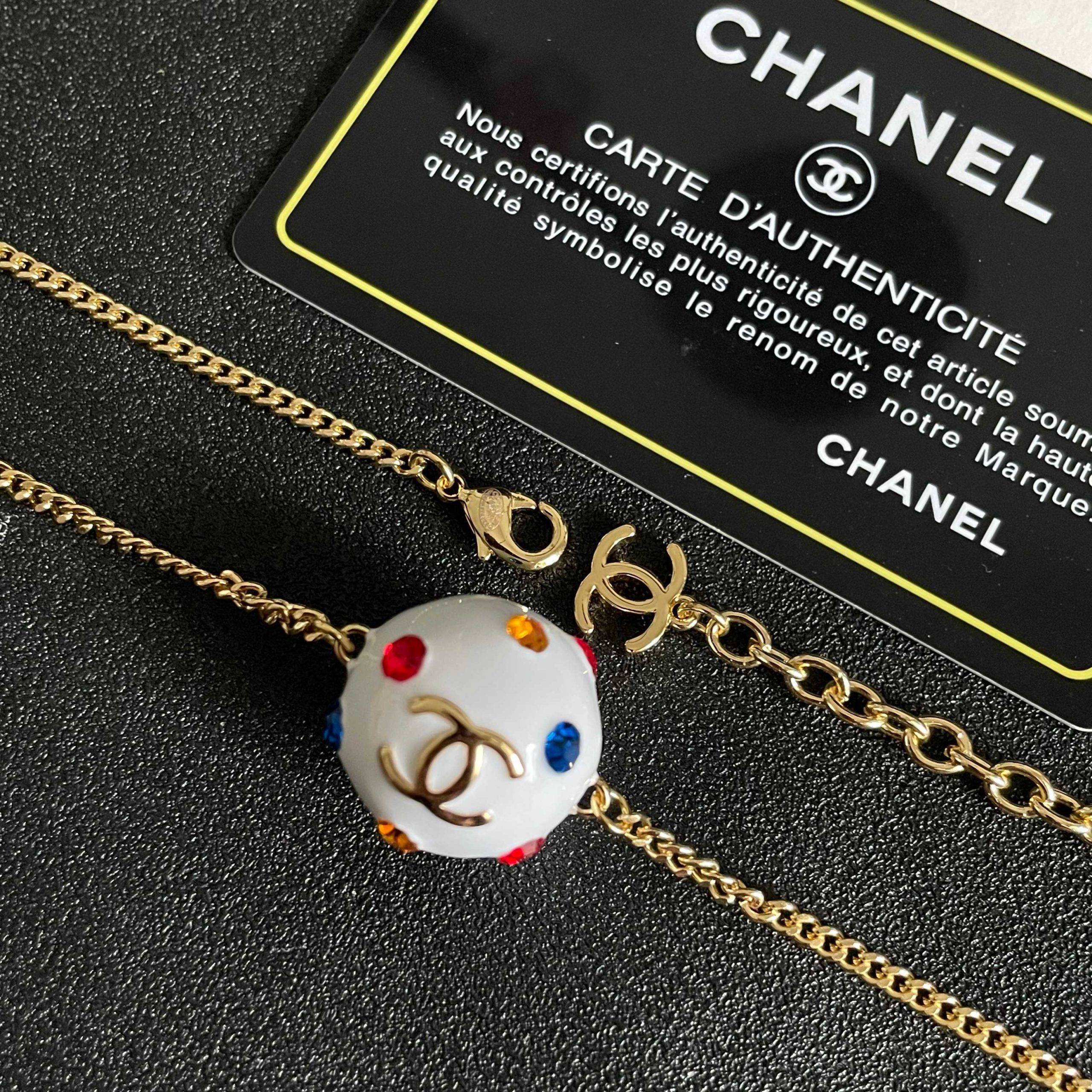 Chanel A貨波點圓珠LOGO項鍊 趣味造型金屬鍊條百搭款| 9 Chanel A貨波點圓珠LOGO項鍊 趣味造型金屬鍊條百搭款