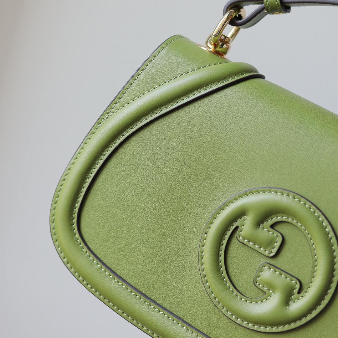 Gucci一比一女款翻蓋包 草綠色Blondie系列小圓標設計|超A仿原單精品圖片 13 Gucci一比一女款翻蓋包 草綠色Blondie系列小圓標設計|歐美奢侈品精品推薦