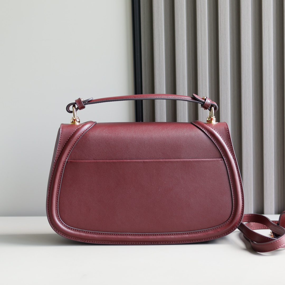 GucciA貨女用手提包 酒紅皮革復古感Blondie小包|超A仿原單精品圖片 7 GucciA貨女用手提包 酒紅皮革復古感Blondie小包|歐美奢侈品精品推薦