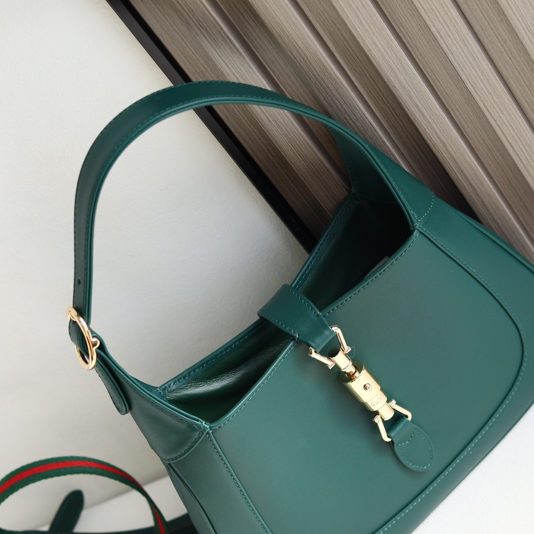Gucci高仿Jackie 1961手提包 綠色簡約款式搭配金屬扣環設計|超A仿原單精品圖片 12 Gucci高仿Jackie 1961手提包 綠色簡約款式搭配金屬扣環設計|歐美奢侈品精品推薦