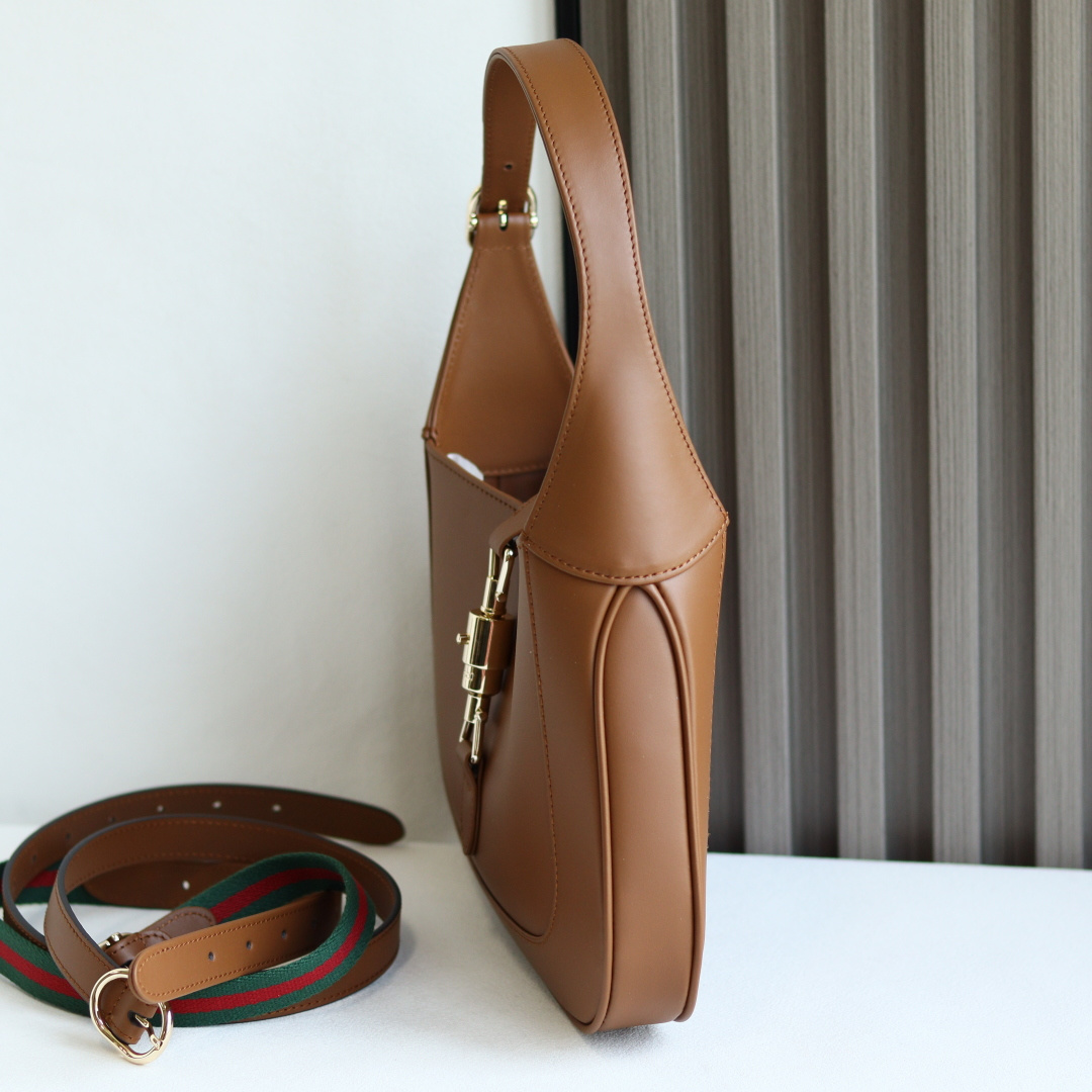 Gucci精品仿製Jackie 1961棕色肩背包 女士通勤百搭款|超A仿原單精品圖片 12 Gucci精品仿製Jackie 1961棕色肩背包 女士通勤百搭款|歐美奢侈品精品推薦