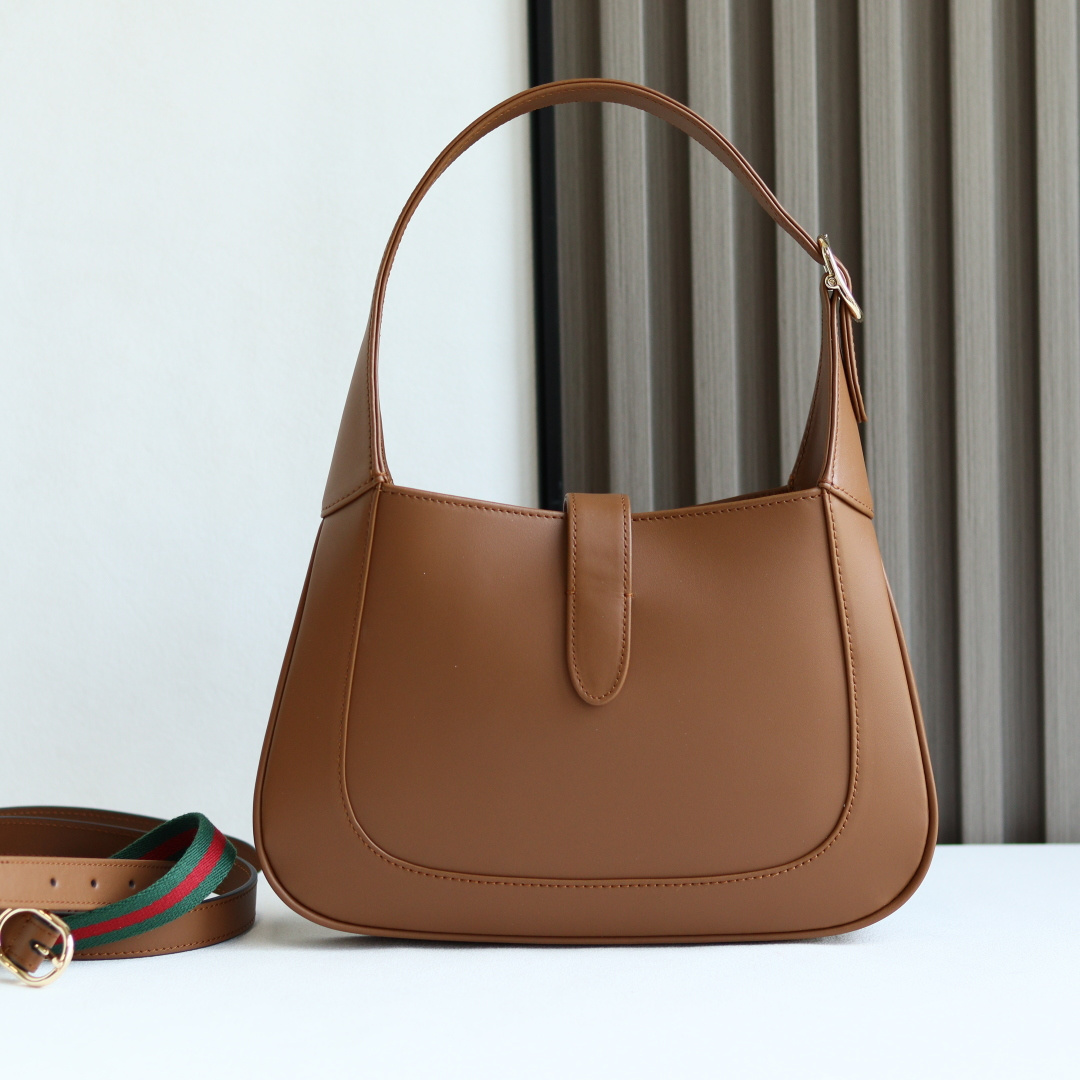 Gucci精品仿製Jackie 1961棕色肩背包 女士通勤百搭款|超A仿原單精品圖片 7 Gucci精品仿製Jackie 1961棕色肩背包 女士通勤百搭款|歐美奢侈品精品推薦