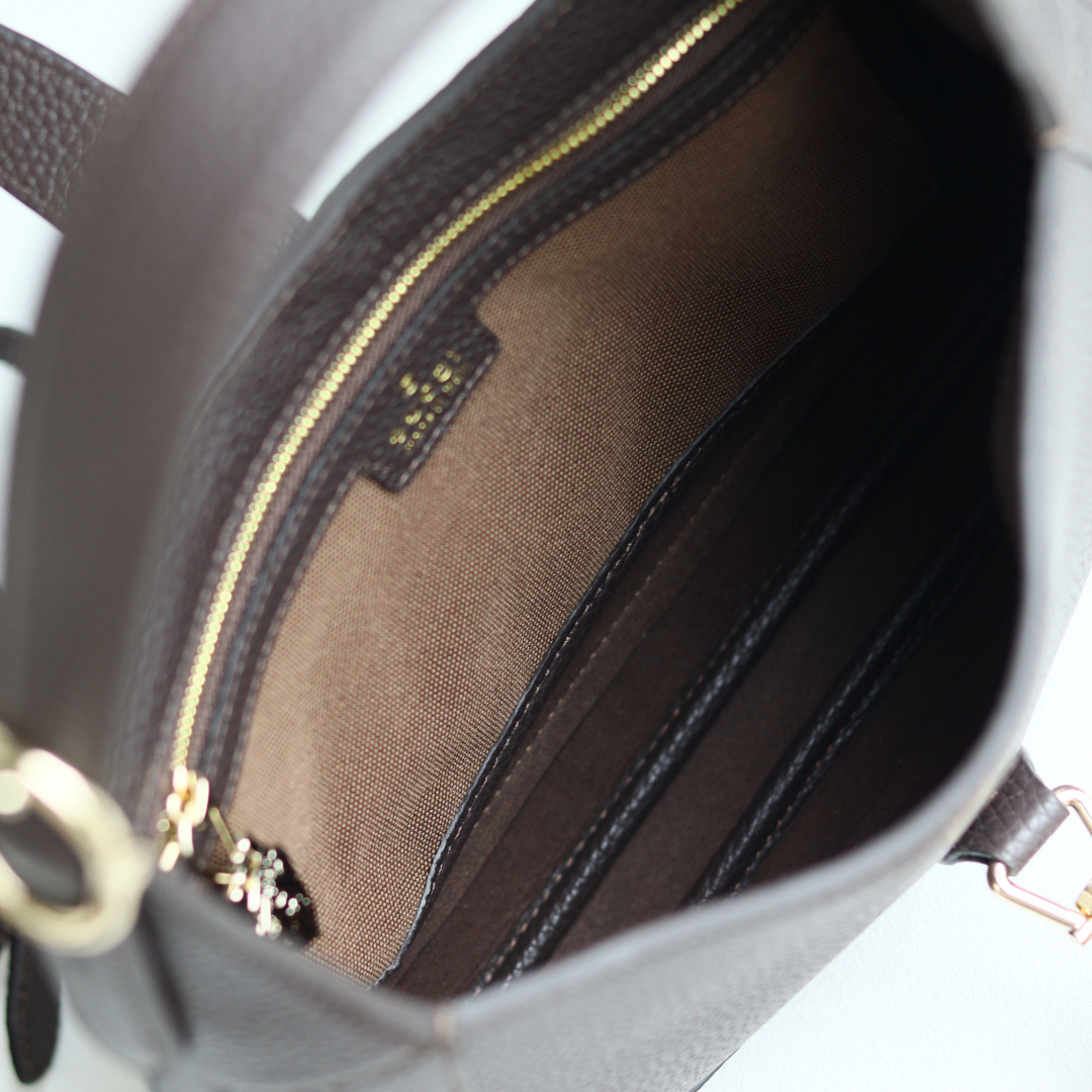 Gucci原單Jackie 1961荔枝紋粒面肩背包 深咖復古皮革手袋| 9 Gucci原單Jackie 1961荔枝紋粒面肩背包 深咖復古皮革手袋