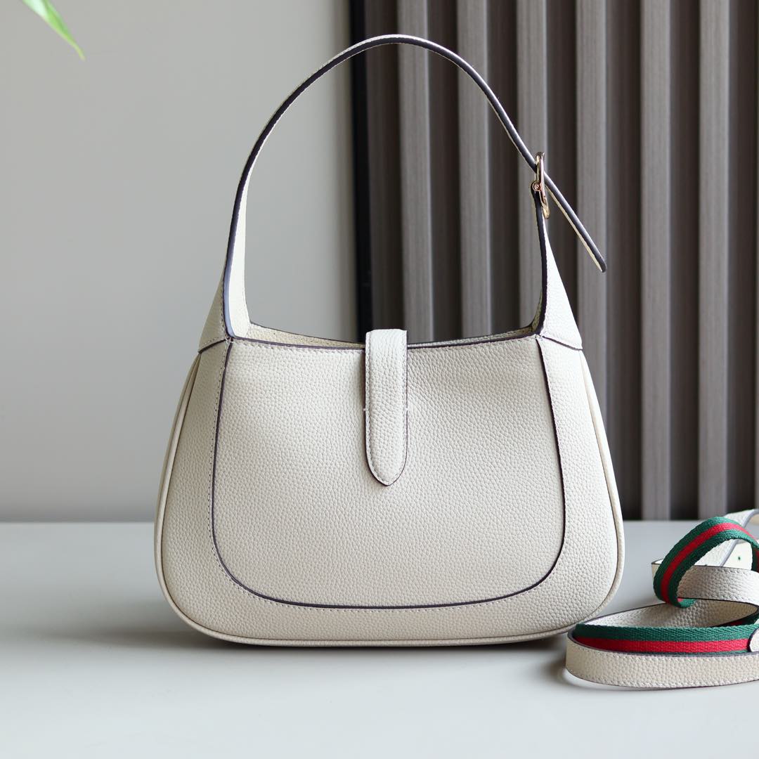 Gucci一比一Jackie 1961米白色包 粒面皮革打造極簡時尚感|超A仿原單精品圖片 7 Gucci一比一Jackie 1961米白色包 粒面皮革打造極簡時尚感|歐美奢侈品精品推薦