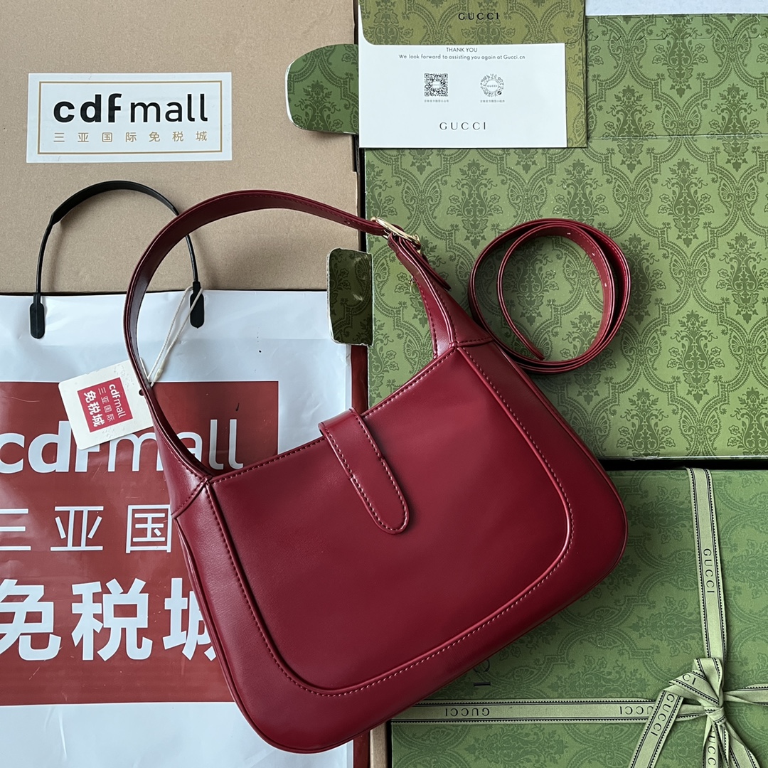Gucci高仿Jackie 1961紅色手提包 亮面皮革展現時尚風采|超A仿原單精品圖片 14 Gucci高仿Jackie 1961紅色手提包 亮面皮革展現時尚風采|歐美奢侈品精品推薦