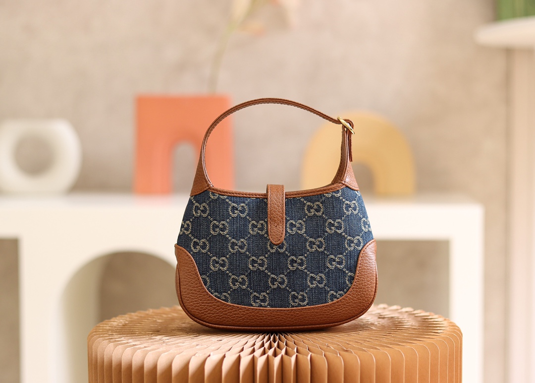 Gucci原單Jackie 1961牛仔GG老花迷你包 焦糖皮革拼接輕巧款|超A仿原單精品圖片 13 Gucci原單Jackie 1961牛仔GG老花迷你包 焦糖皮革拼接輕巧款|歐美奢侈品精品推薦